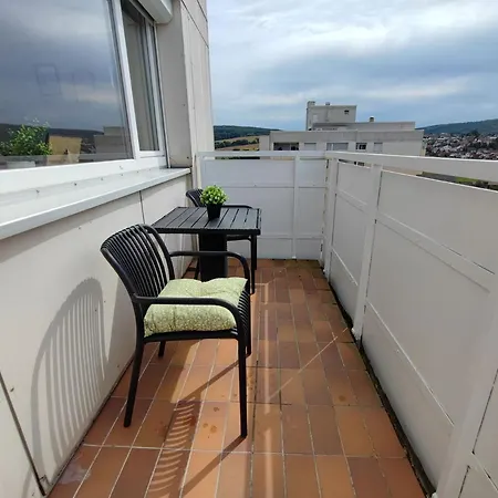 Erb01 - 2-zimmer-apartment Mit Balkon In Apartament Bad König