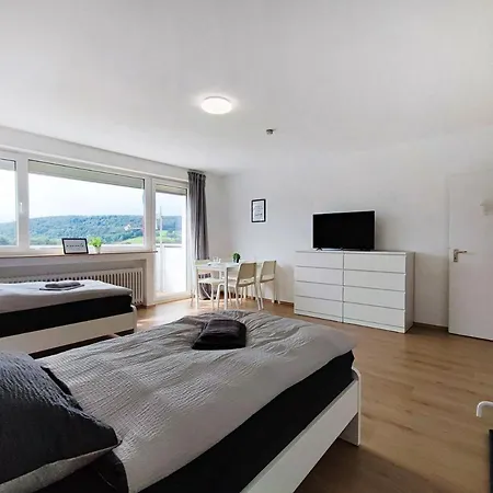 Erb01 - 2-zimmer-apartment Mit Balkon In Bad Konig