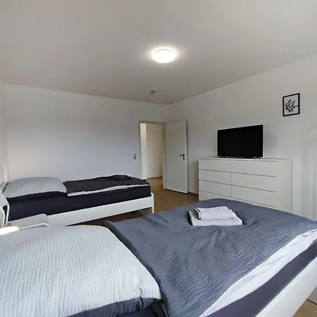 Erb01 - 2-zimmer-apartment Mit Balkon In Apartment Bad Konig